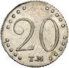 20 копеек 1787 г. ТМ. Таврические монеты (Екатерина II) 
