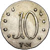 10 копеек 1787 г. ТМ. Таврические монеты (Екатерина II) 