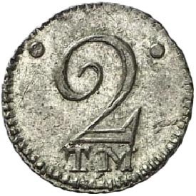 2 копейки 1787 г. ТМ. Таврические монеты (Екатерина II). 